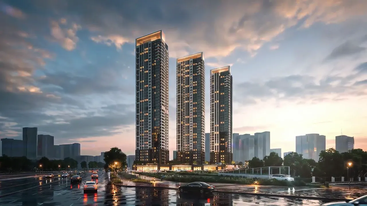 엑소디움 상도역 단지 외관 CG — 10년 민간임대 아파트